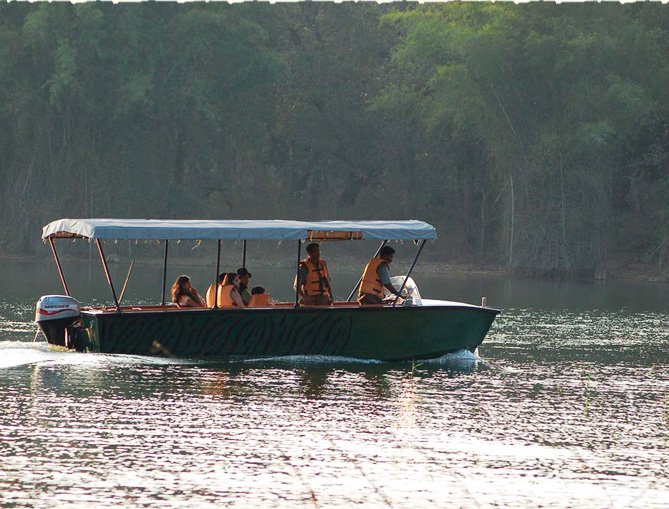 Boating at kabini river 
